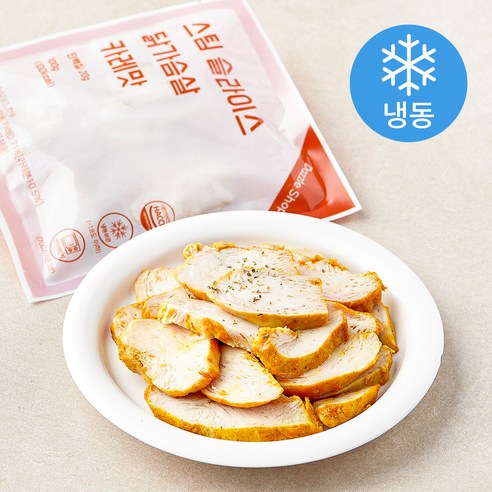 다즐샵 스팀 슬라이스 닭가슴살 카레맛 (냉동), 100g, 5개