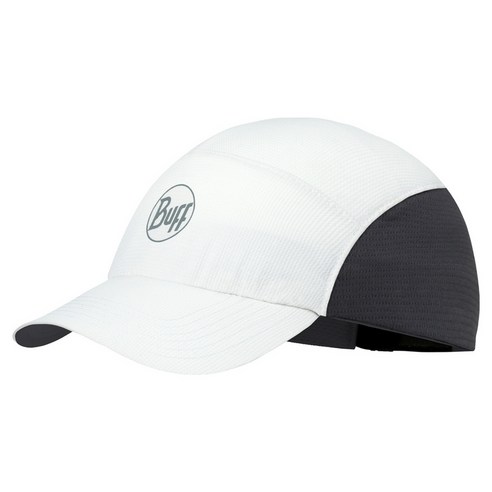 버프 스피드 캡 스포츠 런닝 모자, SOLID WHITE, 1개