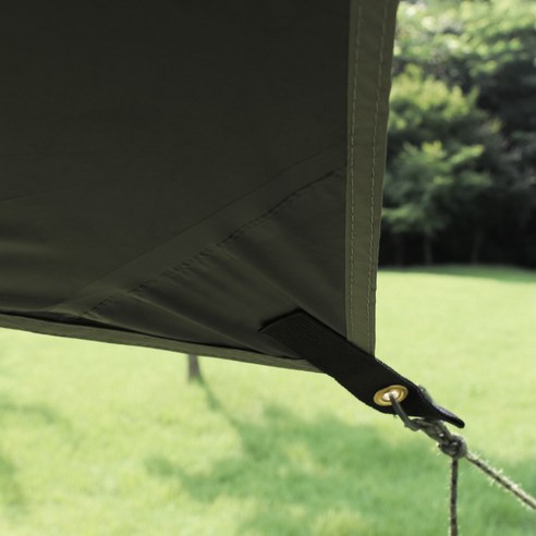 가성비와 실용성을 겸비한 캠핑의 완성, 하이그라운즈 이펙티브 블랙 코팅 타프