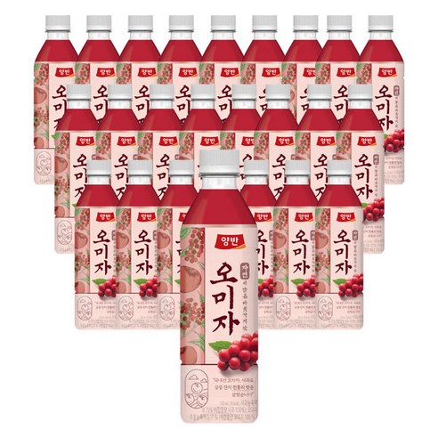 양반 오미자 음료  24개, 500ml