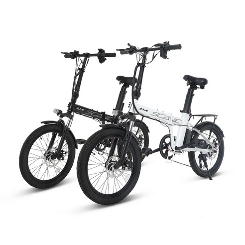 에이유테크 스카닉 AMI 500W PAS 스로틀 고출력 출퇴근 배달용 접이식 전기자전거