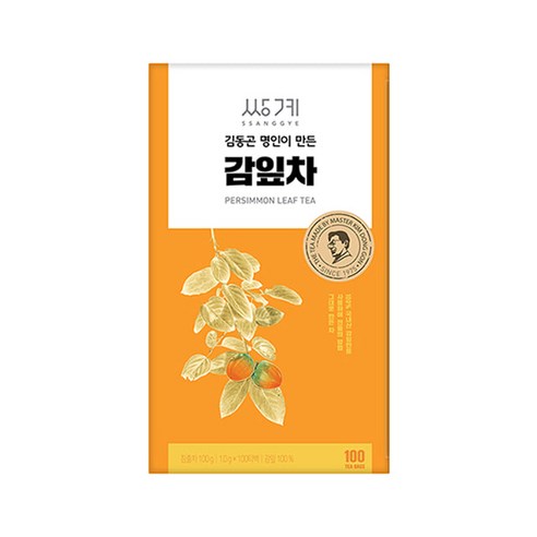 쌍계명차 김동곤 명인이 만든 감잎차, 1g, 100개입, 1개