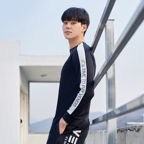 벤디스 남성용 서퍼다크 래쉬가드 세트