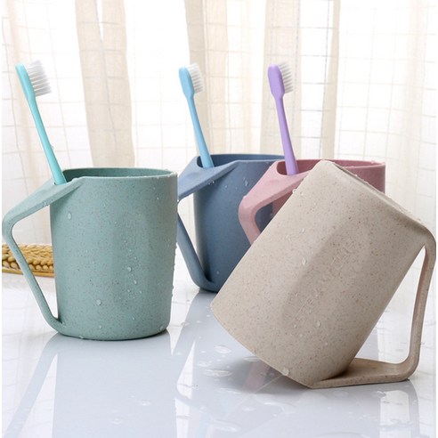 상쾌한 아침을 여는 비밀, 무식이네 스윗클린 물빠짐 거꾸로 양치컵