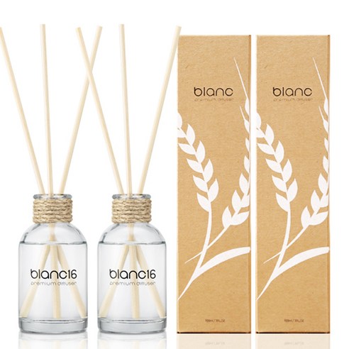 블랑16 천연 우드 프래그런스 타입 디퓨저 선물세트 120ml x 2p, J 코지블루, 2개