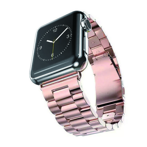 마니연구소 애플워치 프리미엄 메탈 밴드 38~40 mm, 로즈골드