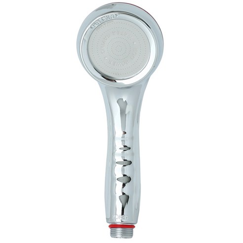 수압상승 미크롬 샤워헤드, 1개, 실버