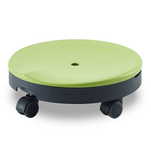 체어포커스 에그 좌식 바퀴의자 베이직 그린 EG-300, 1개