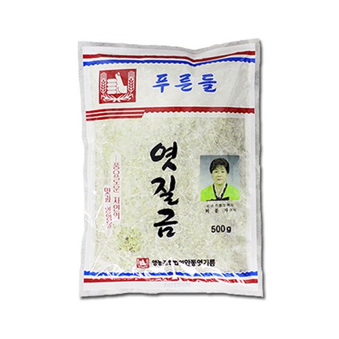 푸른들 안동 엿질금, 500g, 1개