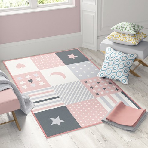 아이의 상상력을 키우는 부드러운 하늘, 타임투데코 스카이키즈 러그
