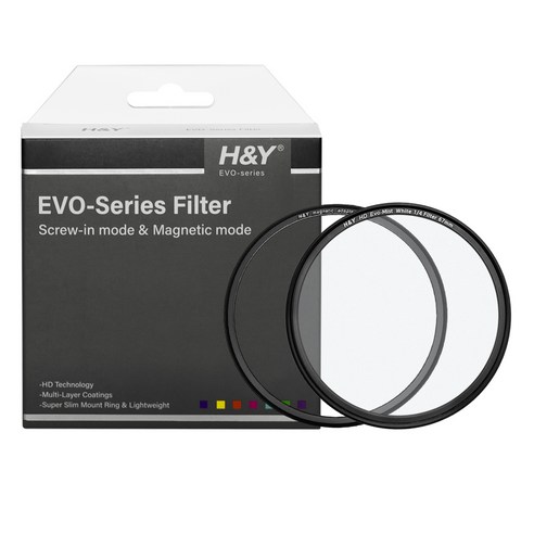 에이치앤와이 HD Evo 1/4 화이트미스트 마그네틱 필터 세트 67mm, EW4-67 (67mm)