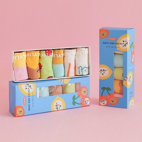 우리 아이 발에 행복을 신겨주세요: 데일리라이크 아동용 마이 버디 삭스