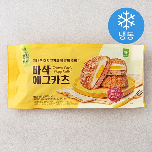 튀김공방 사옹원 바삭 에그카츠 (냉동), 230g, 1팩