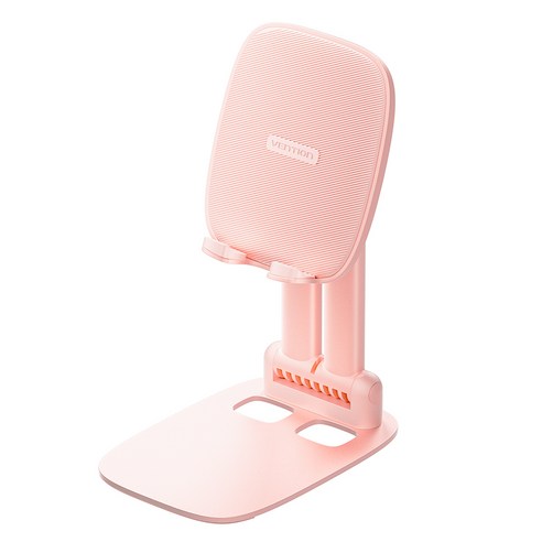 벤션 익스텐더블 더블폴딩 모바일 스탠드 거치대, 핑크, 1개