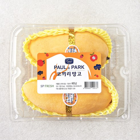 폴앤박 베트남 코끼리 망고, 1.2kg(2입), 1개