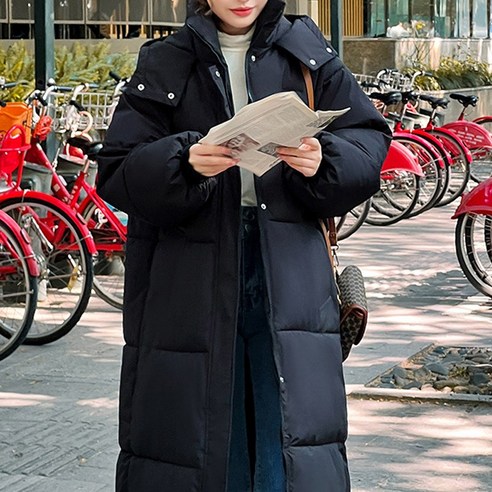 아이엠몽 여성용 이누야 롱패딩 점퍼