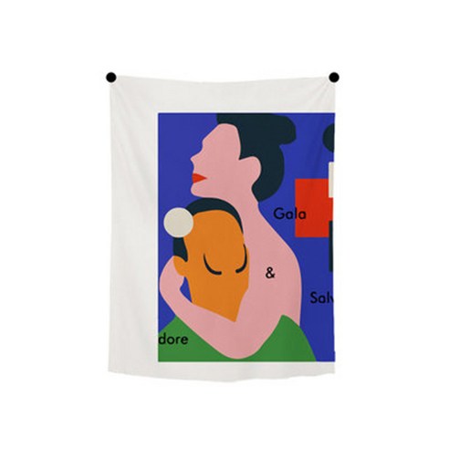 팝피플 추상 아트 태피스트리, 10