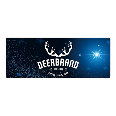 알럽컴 노르딕 대형 마우스 장패드 900 x 400 x 3 mm, 디어브랜드3, 1개