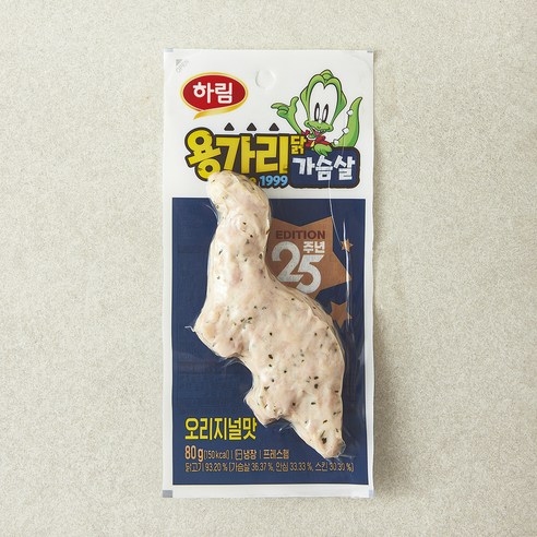 하림 용가리 닭가슴살 오리지널맛, 80g, 1개, 1개입