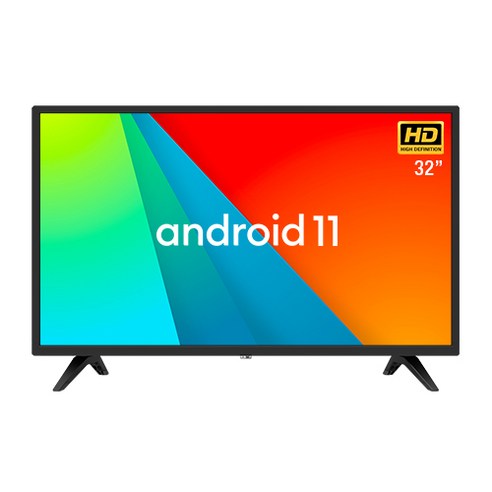 아이사 HD D LED 안드로이드 11 구글 스마트 TV, 고객직접설치, 스탠드형, 80cm(32인치), D-32HD AI