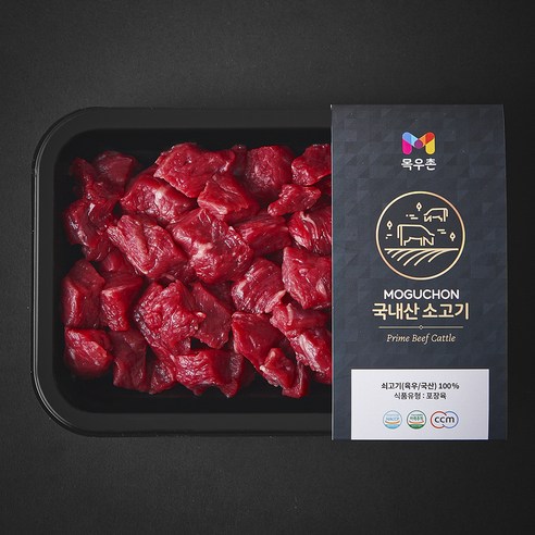 목우촌 국내산 양지 세절 소고기 국거리용 (냉장), 1개, 300g