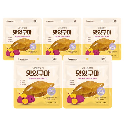 CY요셉트레이딩 내가 그렇게 맛있구마 강아지 간식 말랑 넙적 200g, 10개, 고구마