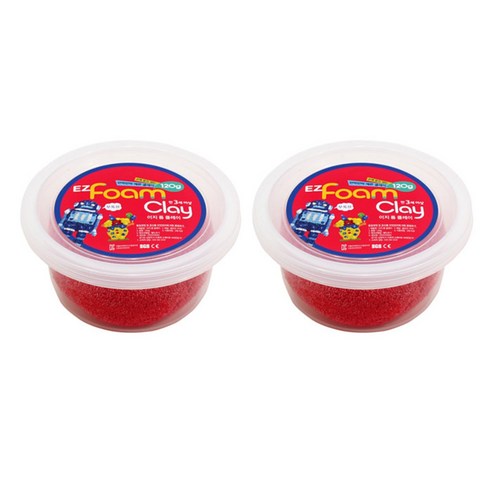 이지피아 이지 샤이니 폼클레이 2p, 빨강, 2개