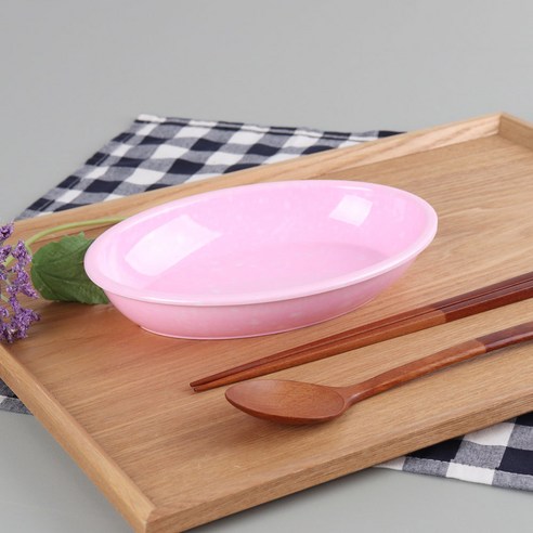 레트로 분식그릇 떡볶이 핑크팝 떡순튀A, 핑크, 10개