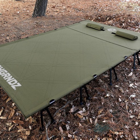 캠핑, 이제 허리 아픔 없이 꿀잠 예약! 하이그라운즈 야전침대 솔직 후기 2인용야전침대