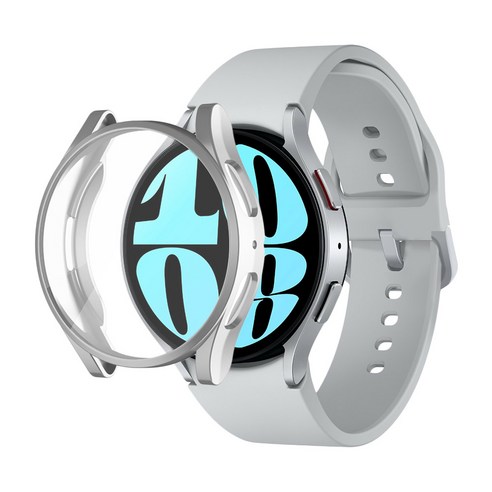 스페이스쉴드 갤럭시워치 6 호환 풀커버 케이스 44mm, 블랙
