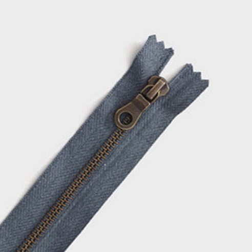 YKK 프리미엄 5호 마블 앤틱지퍼 W560 40cm, 1개, 페일블루