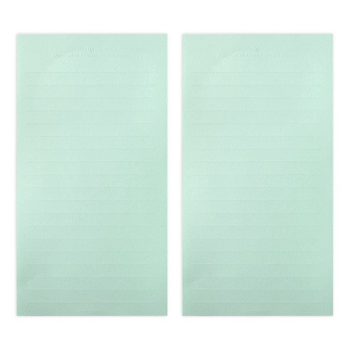 미니레인보우파스텔 편지지, 민트, 100개