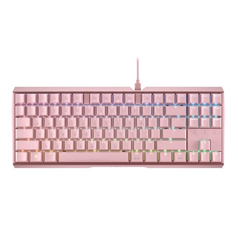 CHERRY 기계식키보드, MX BOARD 3.0S RGB TKL  (저소음적축), 핑크