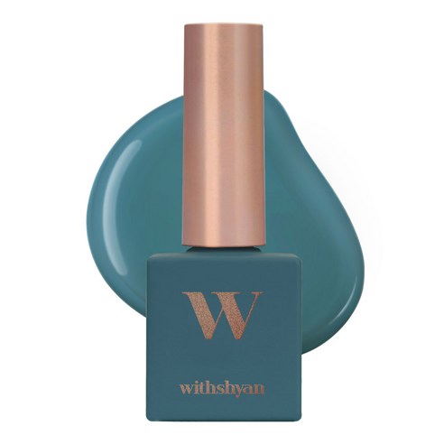 위드샨 프로페셔널 젤 폴리쉬 위드젤 10g, W15 피콕블루, 1개