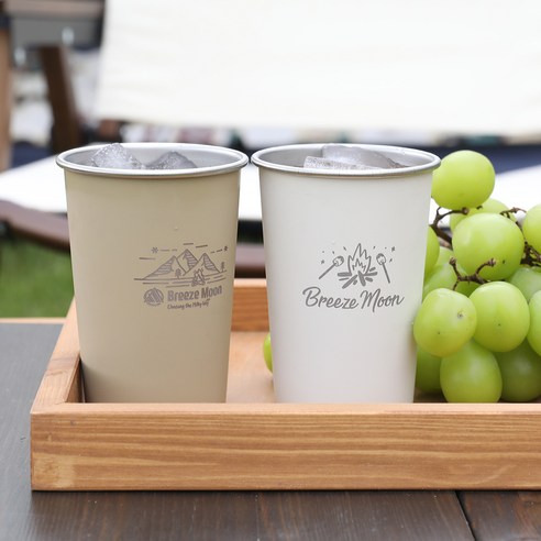 감성을 더하는 캠핑의 필수 아이템, 브리즈문 컬러 컵 세트