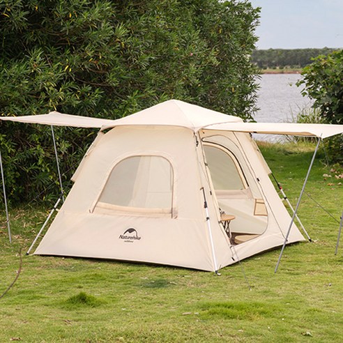 캠핑을 위한 편안하고 쉬운 설치를 제공하는 네이처하이크 앙고3 원터치 텐트