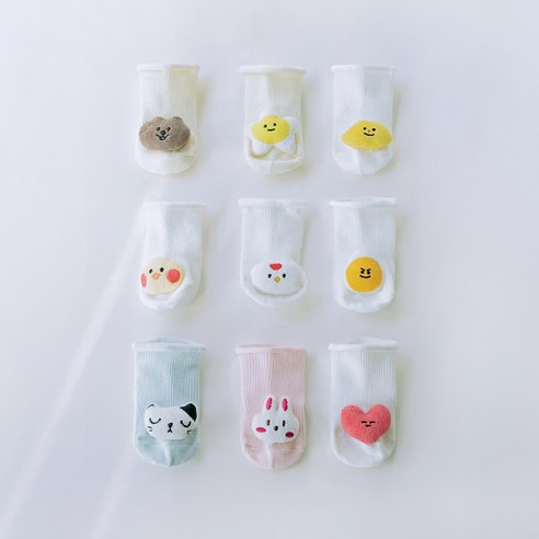 아이들의 발걸음에 행복을 선물하는 하이베이비키즈 유아용 캐릭터 인형양말!