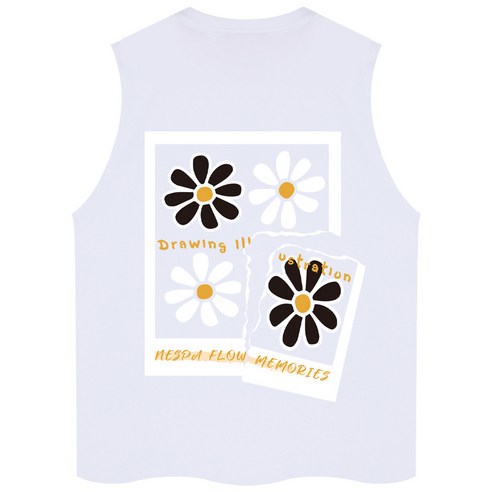 네스파 남성용 꽃잎 나시 SNW_0050 남자민소매 Best Top5