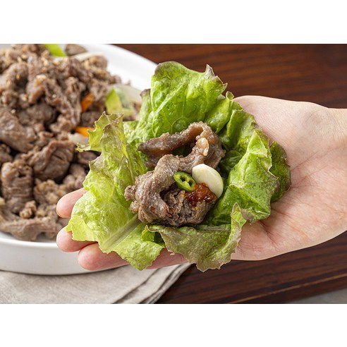 부드러운 쇠고기와 달콤한 소스의 완벽한 조화