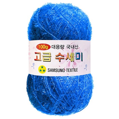 yarna 대용량 고급 수세미 100g, 170 라이트데님, 1개