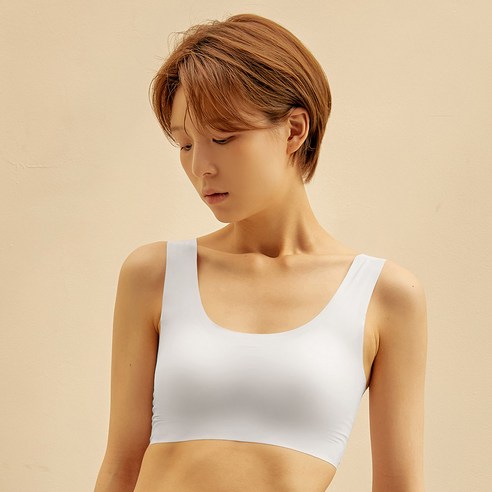 마른파이브 여성 오가닉 심리스 노와이어 쉬어브라 2.0