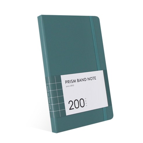 인디고 프리즘 200 밴드노트 모눈, 블루그린, 1개
