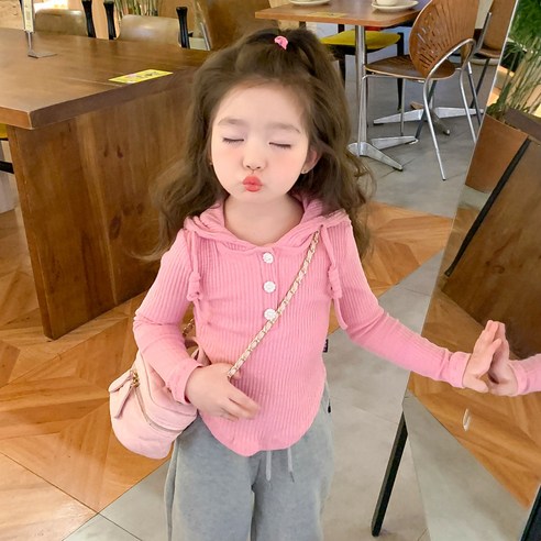孩子們 時尚 女孩 服裝 上衣 連帽衫 T卹 女孩 女孩 女孩衣服