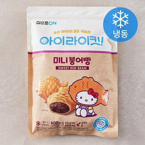 집으로온 아이라이킷 미니 붕어빵 (냉동), 600g, 1개