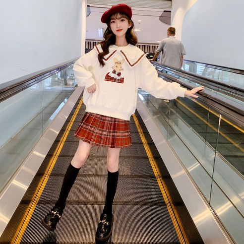 Junior  Fashion  Girl  Clothing  Skirt  Set  Girl  Girl  Junior  9歲以上