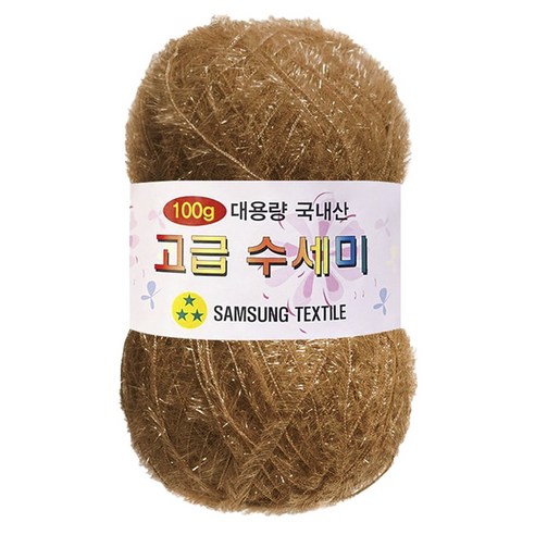 yarna 대용량 고급 수세미 100g, 174카멜브라운, 1개