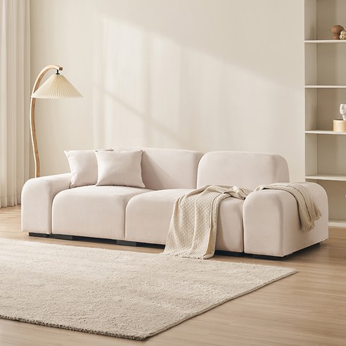 포근함과 실용성을 겸비한 선택, 삼익가구 티라나 아쿠아텍스 모듈 소파 모듈소파