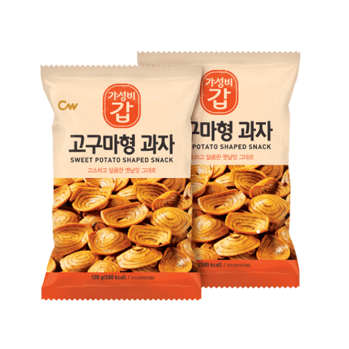 청우 고구마형과자, 120g, 2개