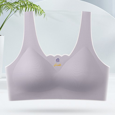 페이토 편안한 꽃자수 임산부 브라