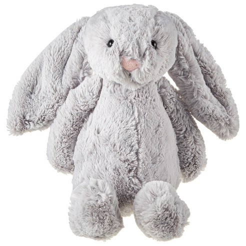젤리캣 바쉬풀 버니 애착인형 봉제인형, 31cm, 실버, 1개